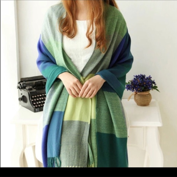 Bundle 3X blanket plaid scarf - Picture 3 of 3